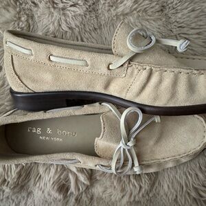 Rag & Bone Women's Cream Moccasins
